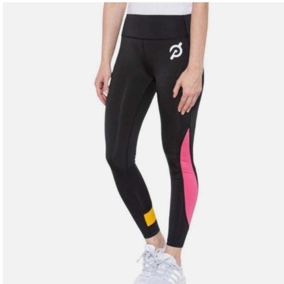 Peloton Pants - Peloton Black Pink Yellow Leggings